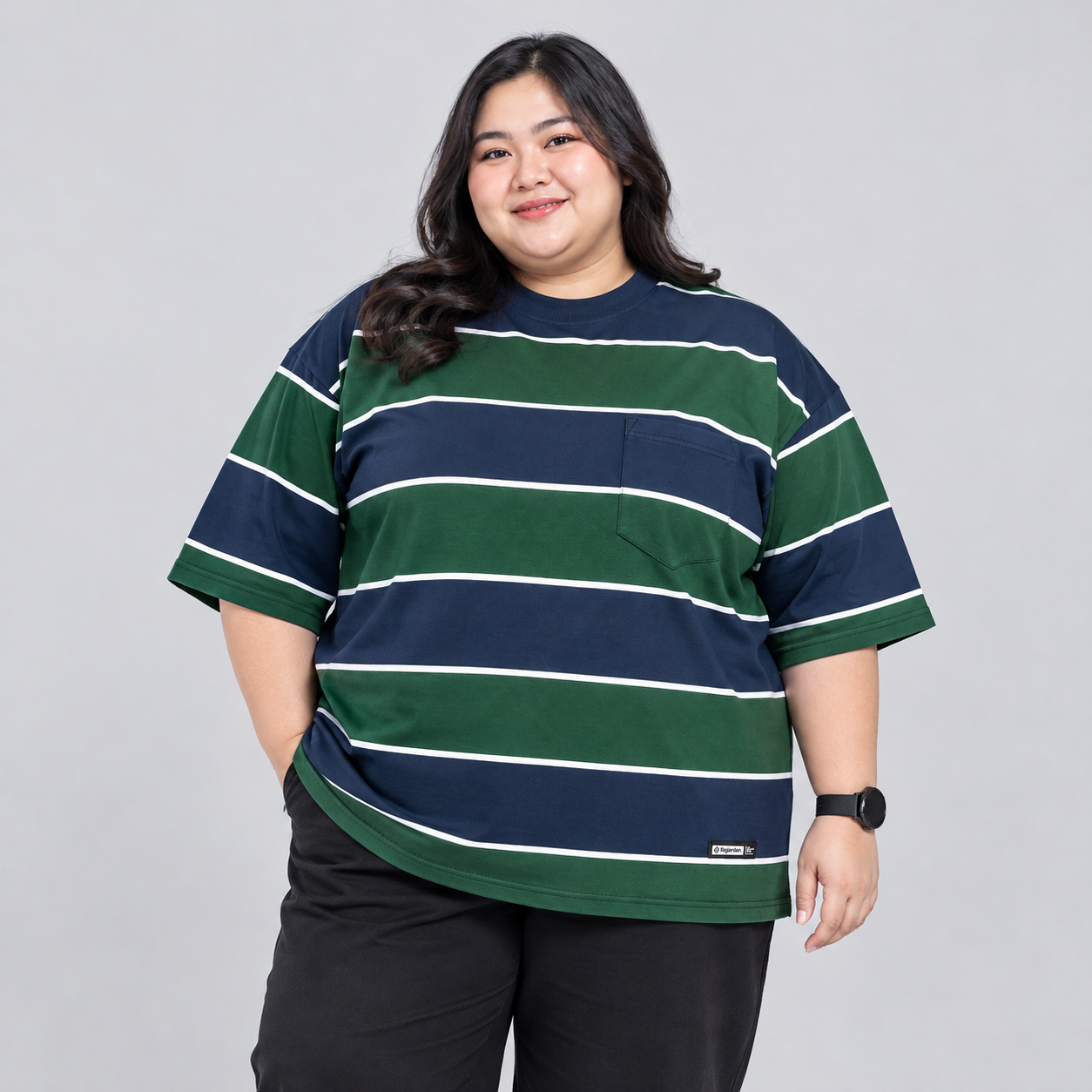 Heijo Kaos Salur Pocket Big Size – Boxy Oversize - Bigjordan 3