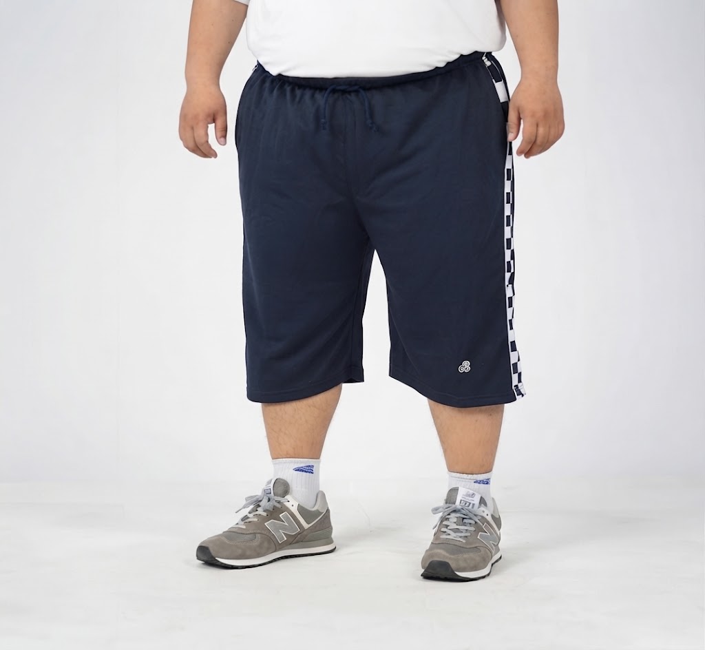 BLANCOVIC - Celana Pendek Pria Big Size Jumbo Ukuran 42-52 Nyaman & Adem Warna Navy | BigJordan