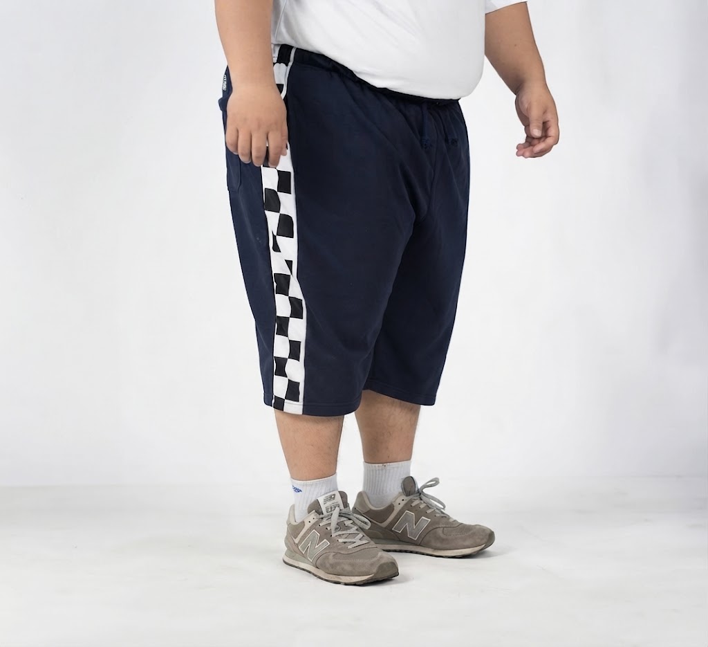 BLANCOVIC - Celana Pendek Pria Big Size Jumbo Ukuran 42-52 Nyaman & Adem Warna Navy | BigJordan 2