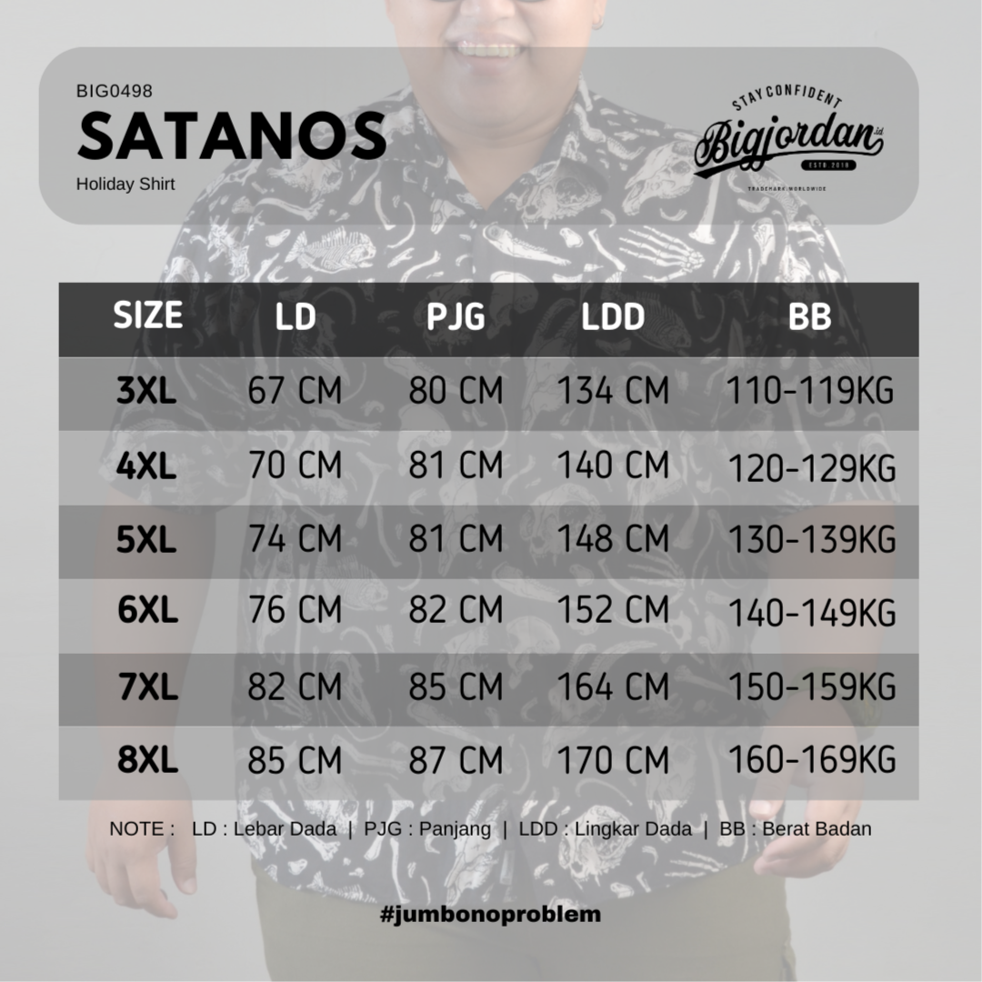 SATANOS - KEMEJA MOTF FULL PRINT 6