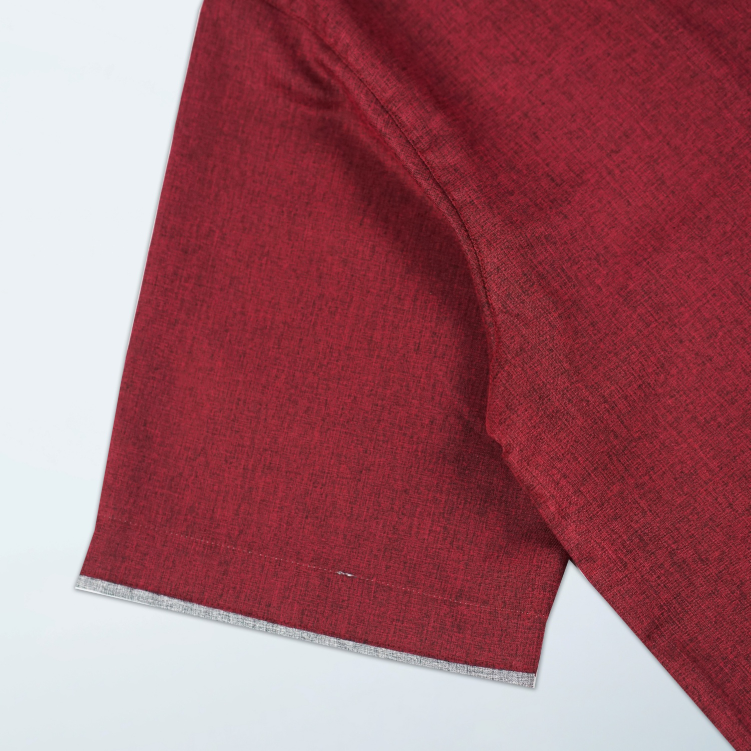 KEMEJA KOKO MADINA BURGUNDY 4