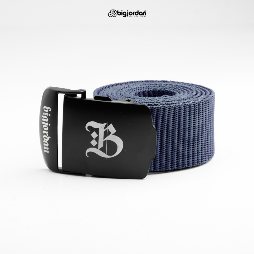 METALOVER - 150cm - IKAT PINGGANG SABUK BELT NYLON NAVY 2