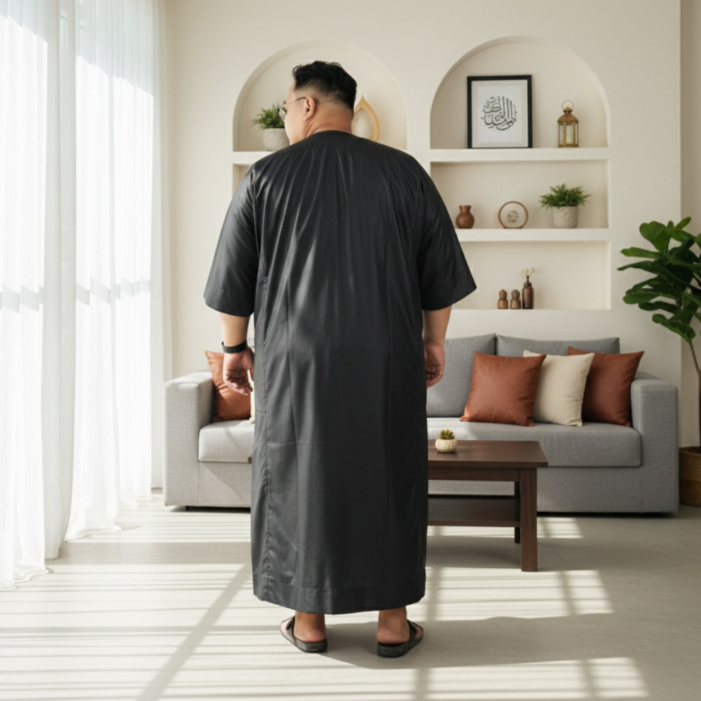 BARAKA HITAM - GAMIS BIG SIZE 6