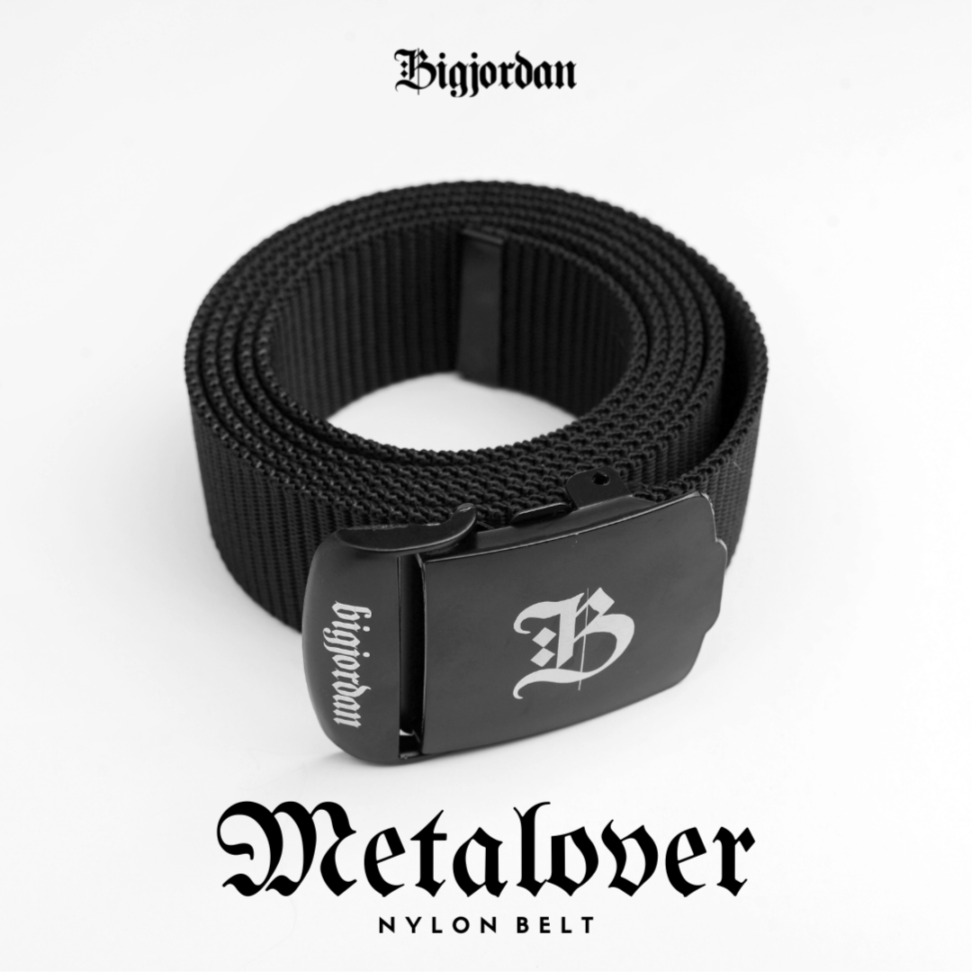 METALOVER - 170cm - IKAT PINGGANG SABUK BELT NYLON BLACK 2