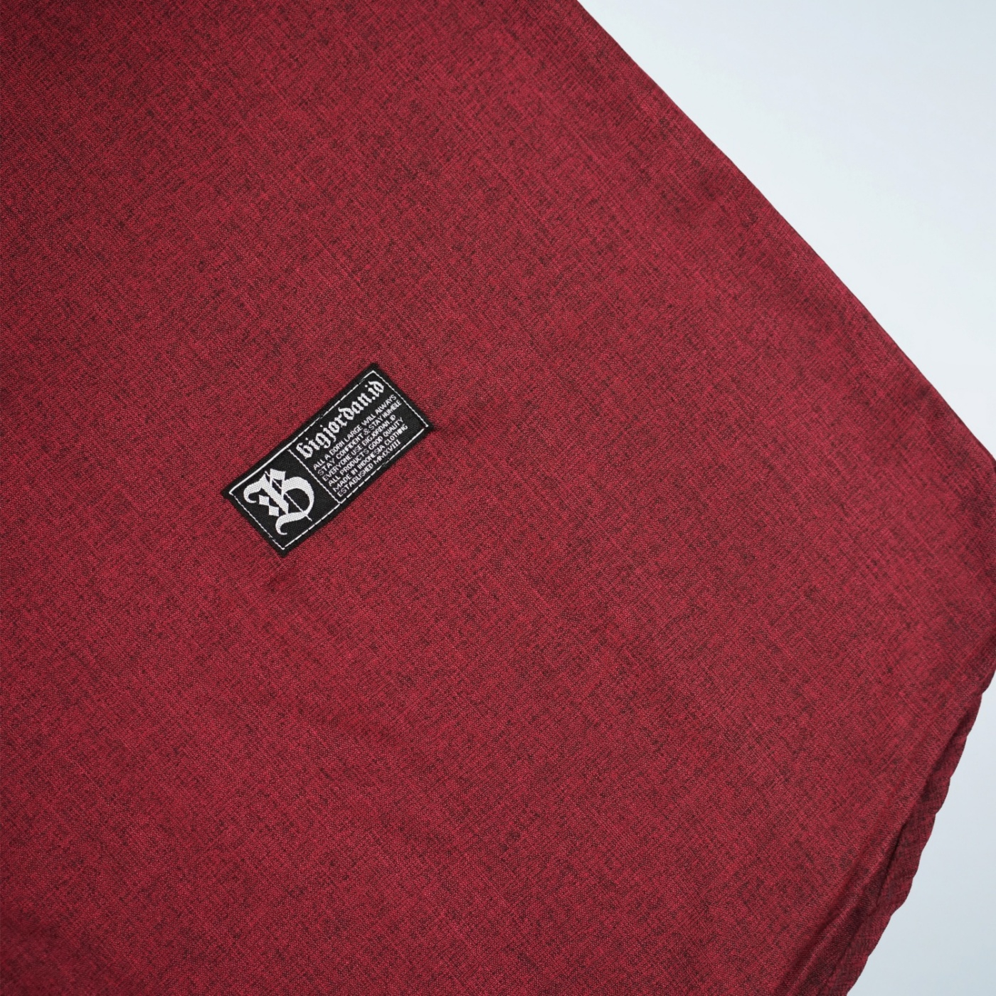 KEMEJA KOKO MADINA BURGUNDY 5