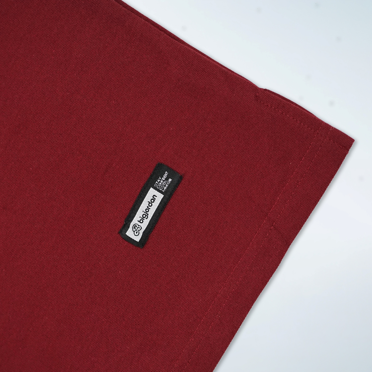 ELKAN - POLO SHIRT ZIPPER BURGUNDI 6
